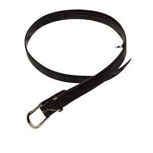 Danbury Golf Mens 34 Brown Genuine Cowhide Leather Belt 2272 Vintage Made IN USA